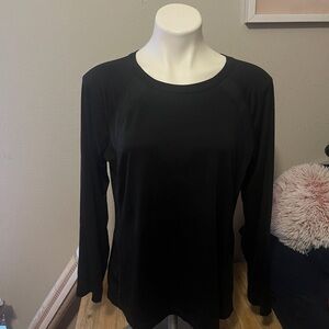 Danskin Black Long Sleeve Women's‎ Tee